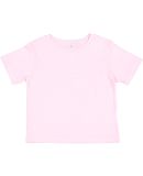 3301T Rabbit Skins Toddler Cotton T-Shirt in Pink