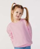 3317 Rabbit Skins Toddler/Juvenile Crew Neck Sweat in Pink