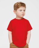 3321 Rabbit Skins Toddler Fine Jersey T-Shirt in Red