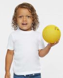 3321 Rabbit Skins Toddler Fine Jersey T-Shirt in White