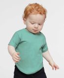 3322 Rabbit Skins Infant Fine Jersey T-Shirt in Saltwater