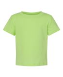 3322 Rabbit Skins Infant Fine Jersey T-Shirt in Key lime