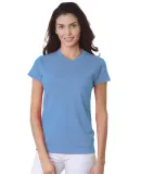 3325 Bayside Ladies' Short-Sleeve Tee Carolina Blue