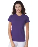 3325 Bayside Ladies' Short-Sleeve Tee Purple