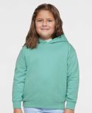 3326 Rabbit Skins Toddler Hooded Sweatshirt with P in Saltwater