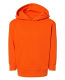 3326 Rabbit Skins Toddler Hooded Sweatshirt with P in Orange