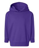 3326 Rabbit Skins Toddler Hooded Sweatshirt with P in Purple