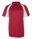 3344 Badger B-Dry Hook Polo Red/ White