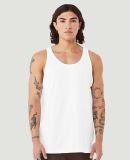 BELLA+CANVAS 3480 Unisex Cotton Tank Top in Solid wht blend