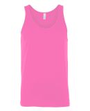 BELLA+CANVAS 3480 Unisex Cotton Tank Top in Neon pink