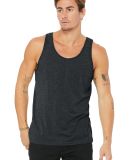 BELLA+CANVAS 3480 Unisex Cotton Tank Top in Dark gry heather