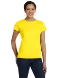 3516 LA T Ladies Longer Length T-Shirt in Yellow