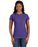 3516 LA T Ladies Longer Length T-Shirt in Vintage purple