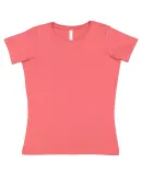 3516 LA T Ladies Longer Length T-Shirt in Passionfruit