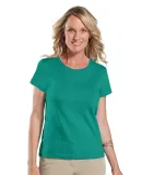 3516 LA T Ladies Longer Length T-Shirt in Jade