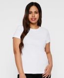 3516 LA T Ladies Longer Length T-Shirt in White