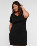 3522 LA T Ladies T-Shirt Dress in Black