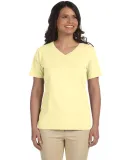 3587 LA T Ladies' V-Neck T-Shirt in Banana