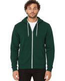 BELLA+CANVAS 3739 Unisex Poly-Cotton Fleece Zip Ho in Forest