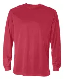 4104 Badger Adult B-Core Long-Sleeve Performance T Red