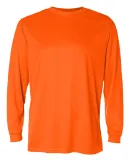 4104 Badger Adult B-Core Long-Sleeve Performance T Safety Orange