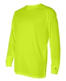 4104 Badger Adult B-Core Long-Sleeve Performance T Safety Yellow