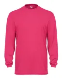 4104 Badger Adult B-Core Long-Sleeve Performance T Hot Pink