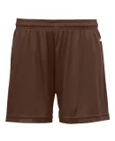 4116 Badger Ladies' B-Dry Core  Shorts in Brown