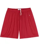 4116 Badger Ladies' B-Dry Core  Shorts in Red