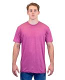 Tultex 202 Wholesale Cotton Plain T Shirt Bulk Pri in Heather cassis