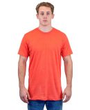 Tultex 202 Wholesale Cotton Plain T Shirt Bulk Pri in Heather orange