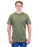 Tultex 202 Wholesale Cotton Plain T Shirt Bulk Pri in Military green