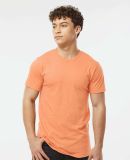 Tultex 202 Wholesale Cotton Plain T Shirt Bulk Pri in Heather cantaloupe