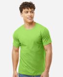 Tultex 202 Wholesale Cotton Plain T Shirt Bulk Pri in Lime