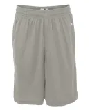 4119 Badger Adult B-Core Performance Shorts With P Silver