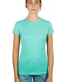 0213 Tultex Juniors Tee with a Tear-Away Tag in Mint