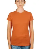 0213 Tultex Juniors Tee with a Tear-Away Tag in Texas orange