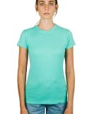 Tultex 0213 Juniors Tee with a Tear-Away Tag in Mint