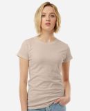 Tultex 0213 Juniors Tee with a Tear-Away Tag in Sand