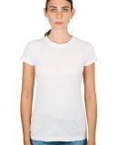 Tultex 0213 Juniors Tee with a Tear-Away Tag in White