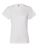 4160 Badger Ladies' B-Core Short-Sleeve Performanc White