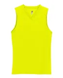 4163 Badger Ladies' Sleeveless Tee Safety Yellow