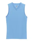 4163 Badger Ladies' Sleeveless Tee Columbia Blue