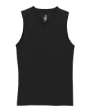 4163 Badger Ladies' Sleeveless Tee Black