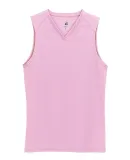 4163 Badger Ladies' Sleeveless Tee Pink