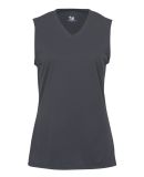 4163 Badger Ladies' Sleeveless Tee in Graphite