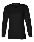 4164 Badger Ladies' B-Dry Core Long-Sleeve Tee Black