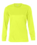 4164 Badger Ladies' B-Dry Core Long-Sleeve Tee Safety Yellow