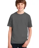 42000B Gildan Youth Core Performance T-Shirt in Charcoal