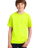 42000B Gildan Youth Core Performance T-Shirt in Safety green